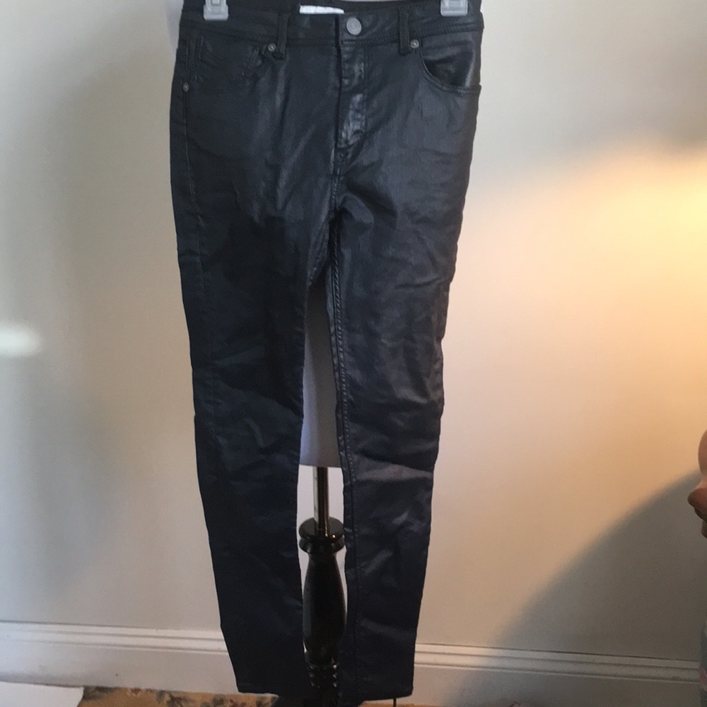 Burberry Faux Leather Pants